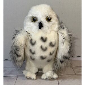 Douglas Cuddle Toys Snowy Owl Plush White Black Speckled Bird Stuffed Animal